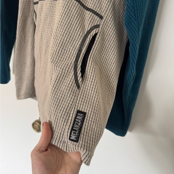 Brand new Melanzana micro grid hoodie - Picture 3 of 4